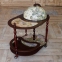 Глобус бар зі столиком Мапа Світу, сфера 40 см, кремовий (гп40004NCG)