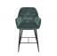 Напівбарне або барне крісло м'яке Chic bar-65(75), каркас метал чорний або золото, сидіння оксамит