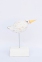 Птичка белая декоративная, 25 см 33104, 30 см 33105 эм