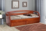 Кровать Бавария,  диван односпальный, с ящиками для белья (прайм) мм