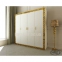 шкаф 4-х дверный Анжелика белый золото