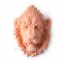 скульптура Голова Льва оранжевый