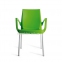 стул с подлокотниками BOULEVARD Polypropylene + Aluminium